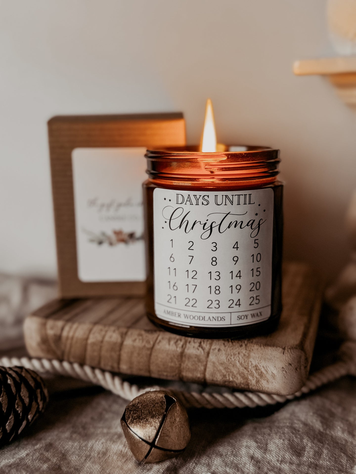 Countdown to Christmas Soy Candles | Advent Calendar Candle Thegiftgalashop
